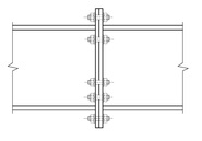 Steel beam to beam endplate connection design spreadsheet